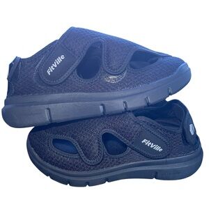 FitVille Women's Black Athletic Shoes